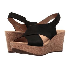 CLARKS ANNADEL EIRWYN WEDGE SANDALS